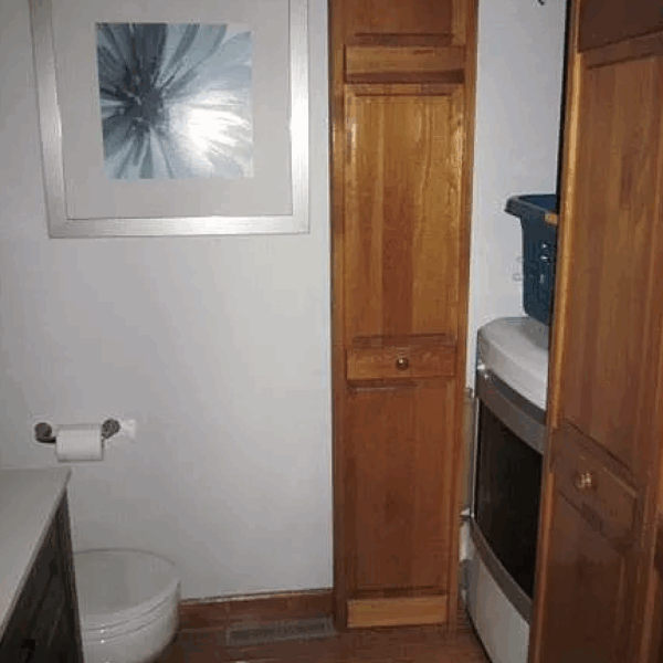 Downstairs bath before